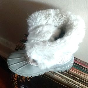 Gray has fur inside, London Fog, Size 1 rain booths